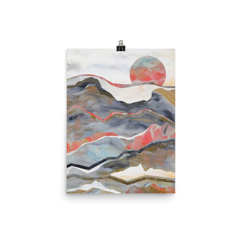Rigid Mountains • Art Print
