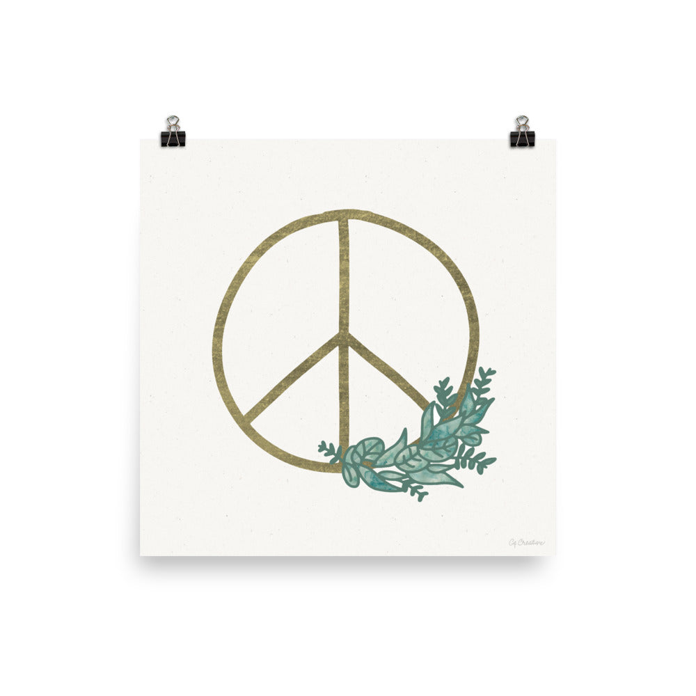 Peace Wreath • Art Print