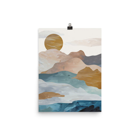 Mountain Sunset • Art Print